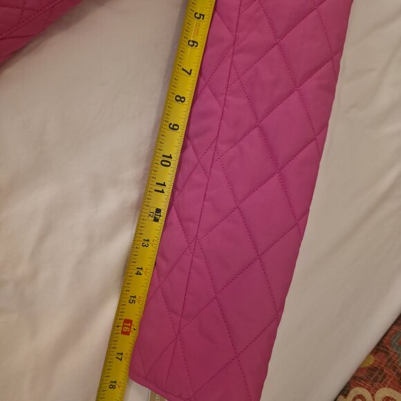 Michael Kors Quilted Fuchsia Pink Jacket - NWT - Petite M - Picture 7 of 12